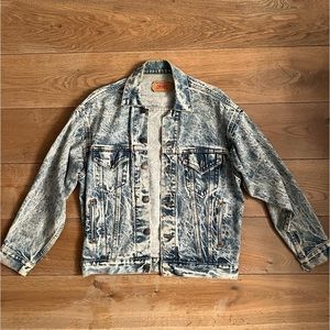 Levi’s Acid Wash Denim Jean Jacket